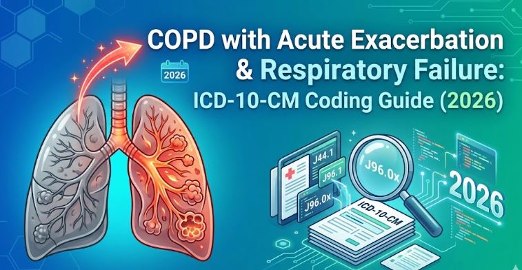 COPD with Acute Exacerbation & Respiratory Failure: ICD-10-CM Coding Guide (2026)