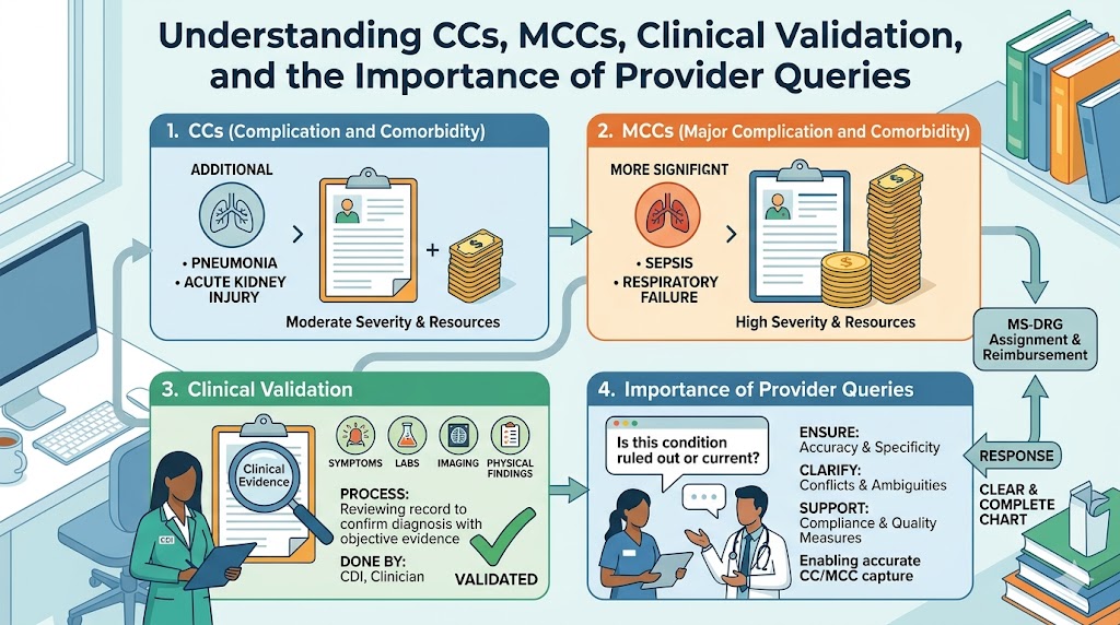 Understanding CCs, MCCs, Clinical Validation, and the Importance of Provider Queries